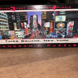 Times Square New York Panoramic Puzzle 750 pc
